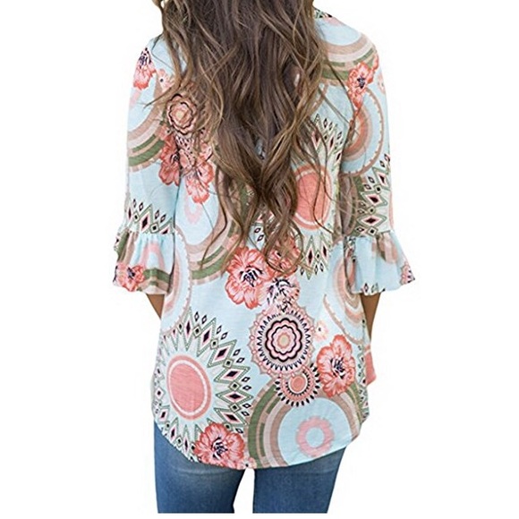 RESTOCK🌴 PRINT TUNIC🌴 - Picture 2 of 2